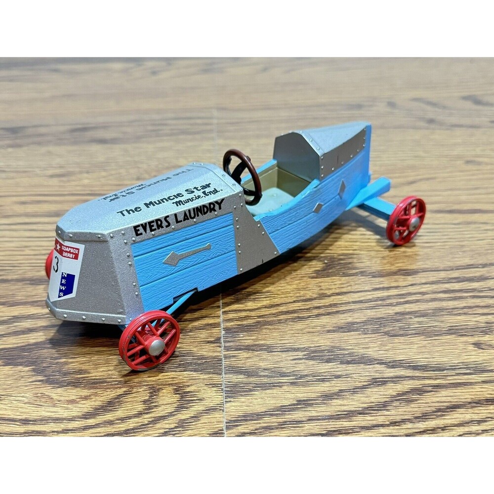 Nylint 1934 Winner Soap Box Derby Model Muncie Star Evers Laundry, Made in 1999